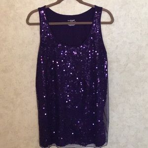 Lane Bryant Sequins Top